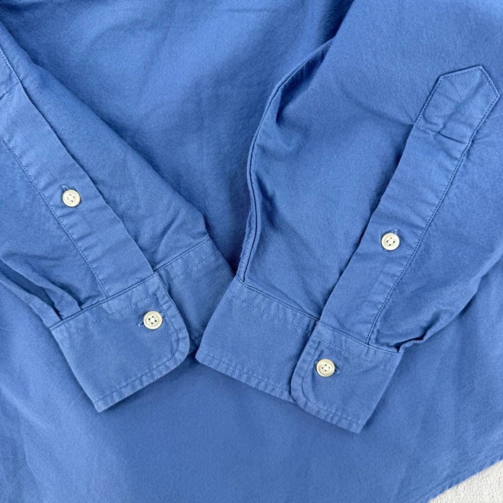 Ralph Lauren Mens Mens Classic Fit Oxford Button Down Shirt Blue Pink Pony NEW - Picture 6 of 16
